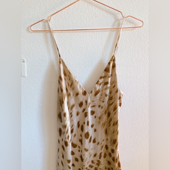 L’agence leopard print slip dress - Picture 2 of 7